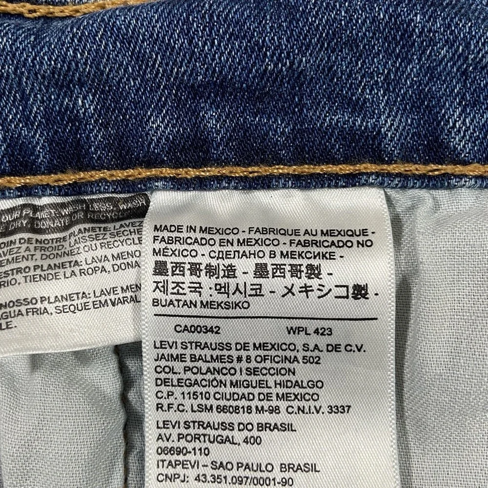 Levis 541 Jeans Mens 32x31‎ Athletic Fit Medium Wash Blue Denim Stretch Skate